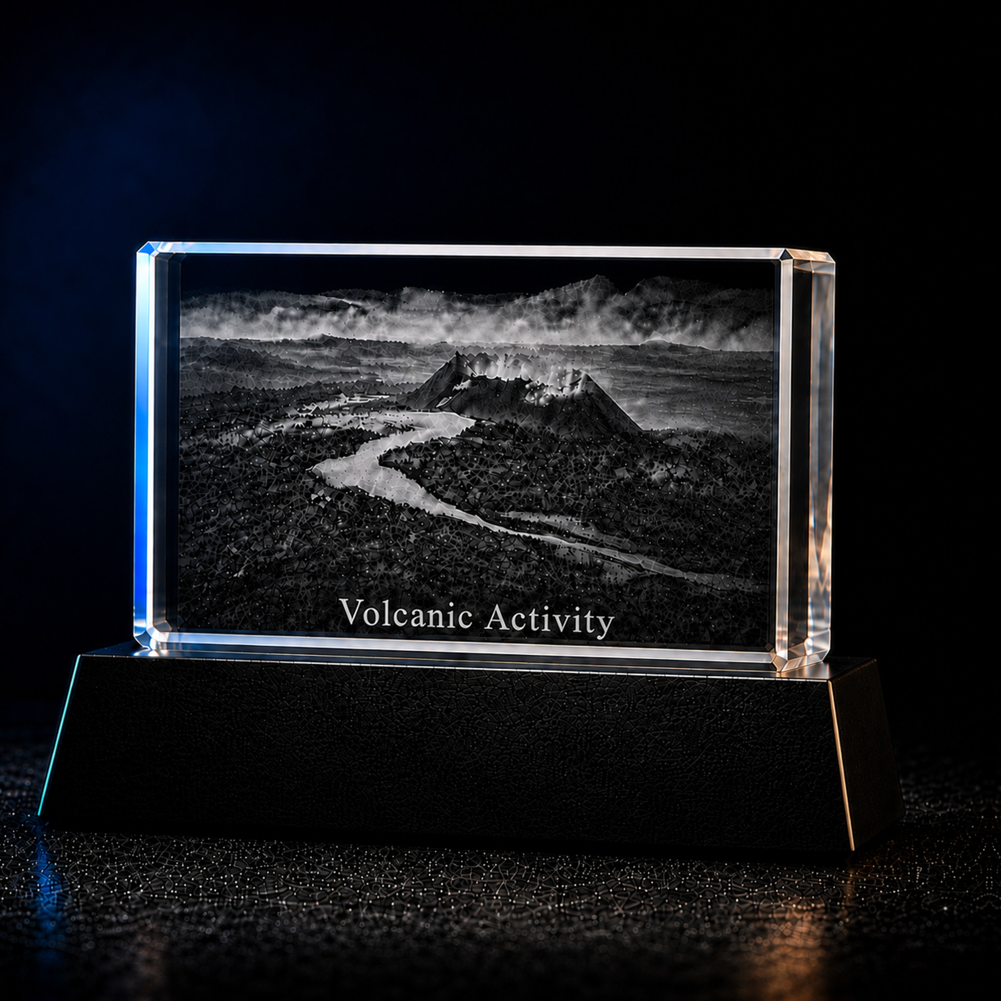 Personalized 3D Classic Crystal with custom laser-engraved photo